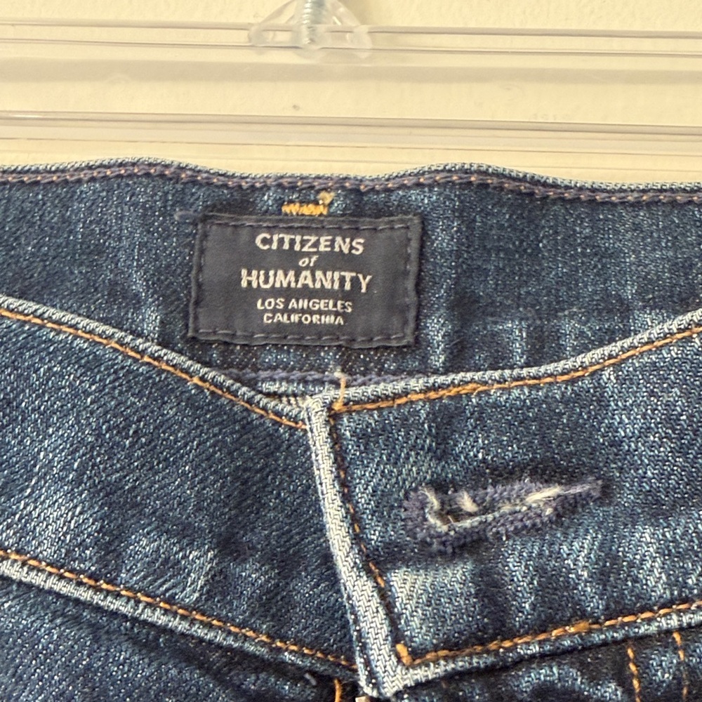 Citizens Of Humanity Dark Blue Ankle Jeans
